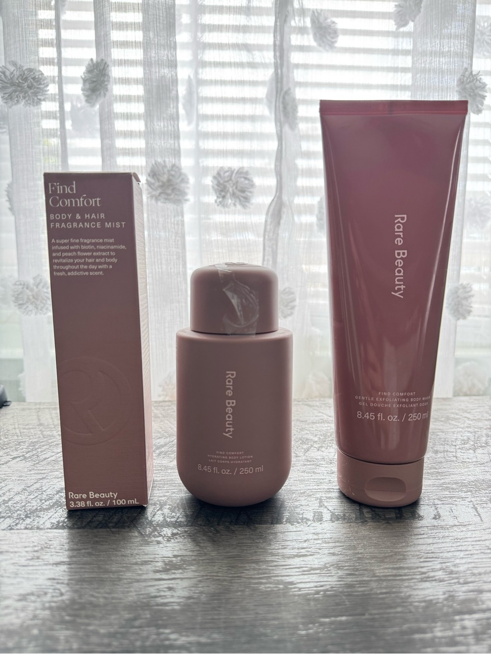Rare Beauty Find Comfort Body & Hair Set